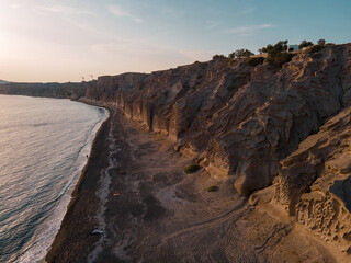 Iconic views of Santorini island