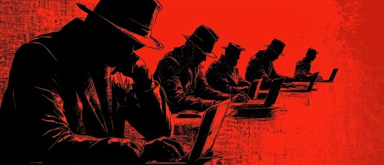 the Intricacies of Cybersecurity Through Dynamic Flat Design A User Engaging with Cryptography