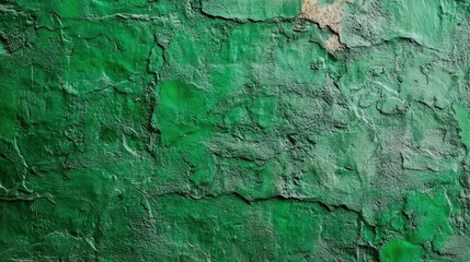 Green tone grunge dark concrete stone texture wall background