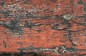 Old board with paint residue