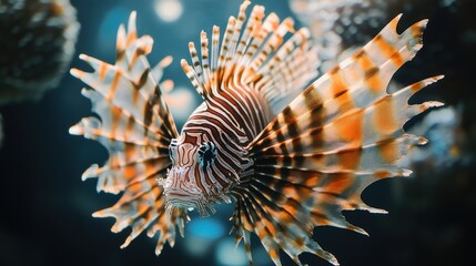 Lionfish Portrait: A Striking Aquatic Beauty