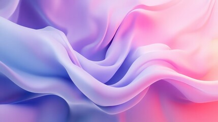Obraz premium Pastel tone purple pink blue gradient defocused abstract photo smooth lines pantone color background