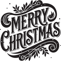 Christmas typography