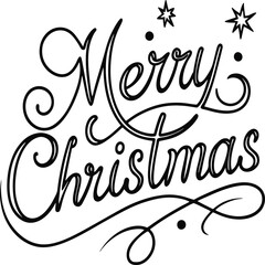 Christmas typography