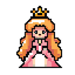 Pixel art cute princess © Larefire