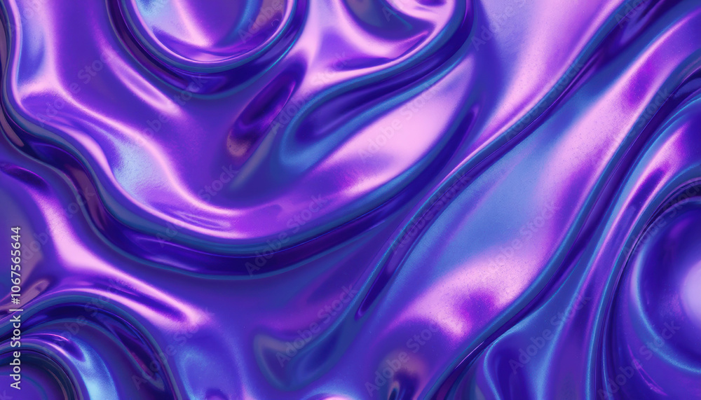 Aufkleber vibrant purple texture with smooth, flowing waves and glossy finish, creating dynamic and captivatin