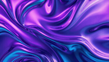 Fototapeta premium vibrant and fluid abstract texture featuring swirling shades of purple and blue, creating mesmerizing visual effect. smooth surface reflects light beautifully, enhancing dynamic flow