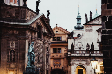 View near Charles Bridge in Prague