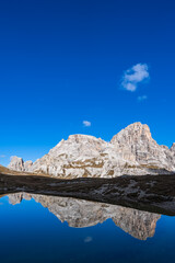 Tre Cime - Drei Zinnen - Dolomites - Dolomiten - Südtirol - Autumn - Herbst - Laghi dei piani - Reflection