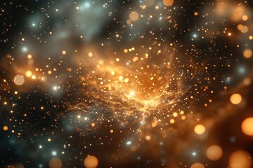 Obraz premium Cosmic Starry Night Sky