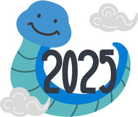 2025년 새해 푸른 뱀띠 을사년