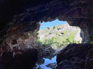 Cave Cavlinska pecina near Obrovac, Croatia - Čavlinska pećina ili izvorišna špilja Čavlinska...