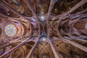 Cathedral of Santa Maria of Palma in palma de maillorca, spain, La Seu.