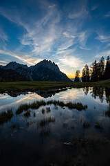 Lienzer Dolomiten - Osttirol - Sonnenuntergang