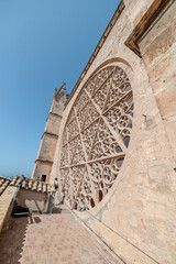 Cathedral of Santa Maria of Palma in palma de maillorca, spain, La Seu.