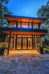 Naklejka premium Modern House Entrance