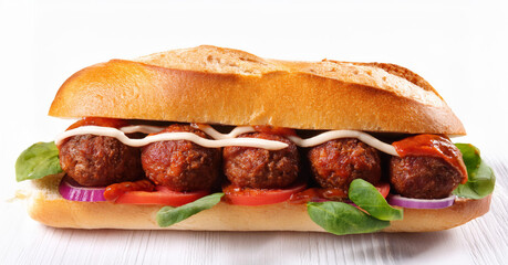 Meatballs sub
