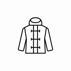 coat jacket male icon sign vector