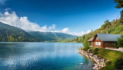 Obraz premium lake in the mountains
