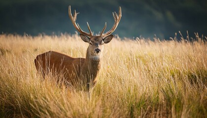 Obraz premium deer in the field