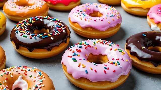 donut with sprinkles