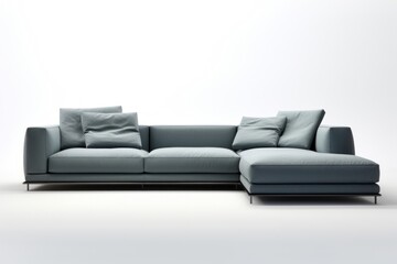 L-shaped modern sofa furniture architecture cushion.