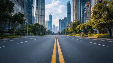 Explore modern urban landscapes through open city streets