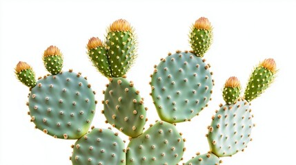 cactus tree isolated on white background