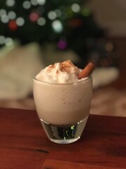 eggnog drink at christmas