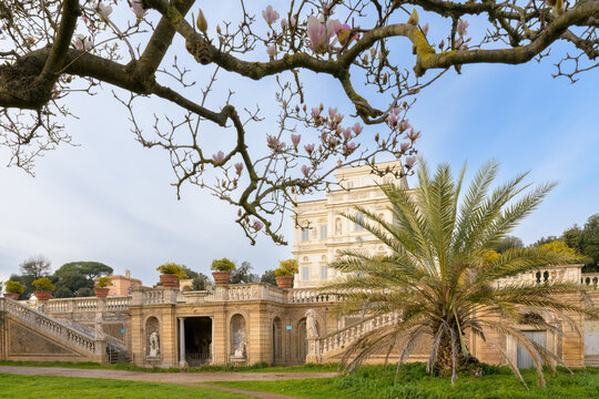 Villa Doria Pamphili - the Casino del Bel Respiro. Rome, Italy