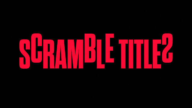 Scramble Titles
