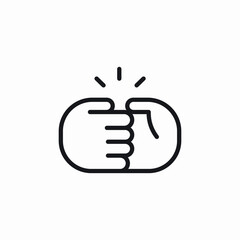 thumb war icon sign vector