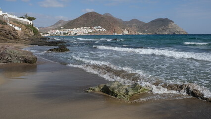 view of the coast of the sea in San Jose