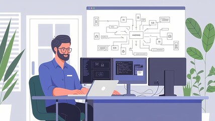 hybrid work, remote work, flexible work, office home balance, virtual workspace, teamwork, work from home, remote collaboration, digital workspace online office work environment employee productivity