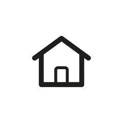 Obraz premium Black home icon design vector illustration