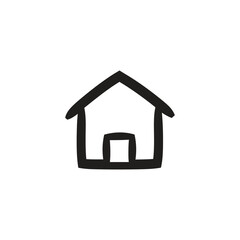 Black home icon design vector illustration