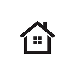 Fototapeta premium Black home icon design vector illustration