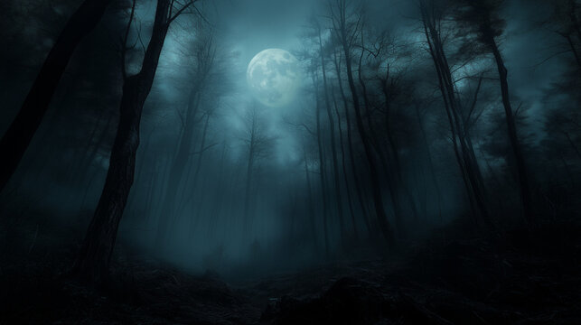 dark and scary forest