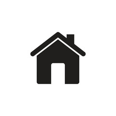 Fototapeta premium Black home icon design vector illustration
