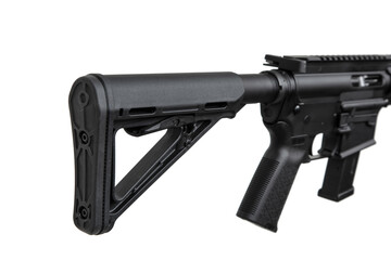 A modern automatic carbine chambered for 9mm pistol caliber. Weapons for the police, army and...
