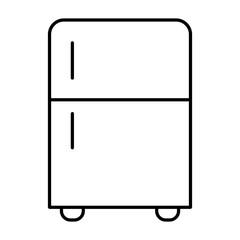 Simple Flat Home Fridge Icon