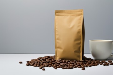 Coffee bean bag, product packaging design