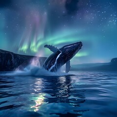 An image of a huge humpback is captured in a spectacular manner.
