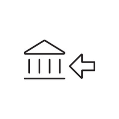 Receive Money Icon with Hand, Representing Receiving Payments, Fund Deposits, and Secure Money Transfers