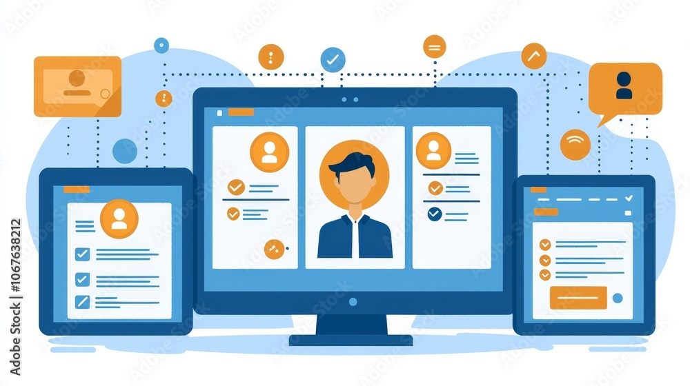 Poster your business management skills with effective technology integration and visual communication techn