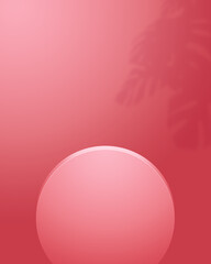 Minimal backdrop illustration for product display