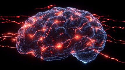 A collection of unique keywords related to the brain and neuroscience.