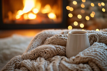 Cozy Evening by the Fire