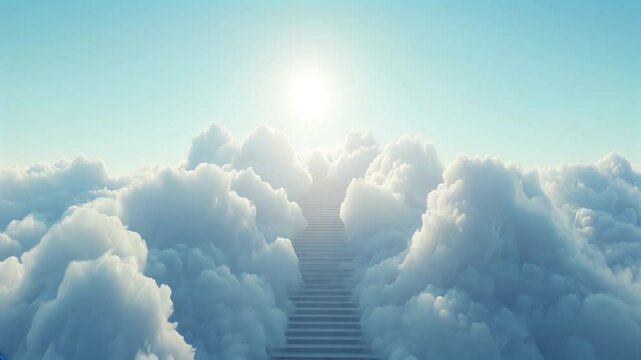 Stairway to Heaven, staircase to eternal life.
Bible story of life, every step is hardship you have in life.
Jesus Christ parable from Bible.
