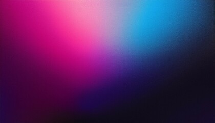 Obraz premium black blue pink grainy noise grungy empty space spray texture color gradient shine bright light and glow rough abstract retro vibe background template